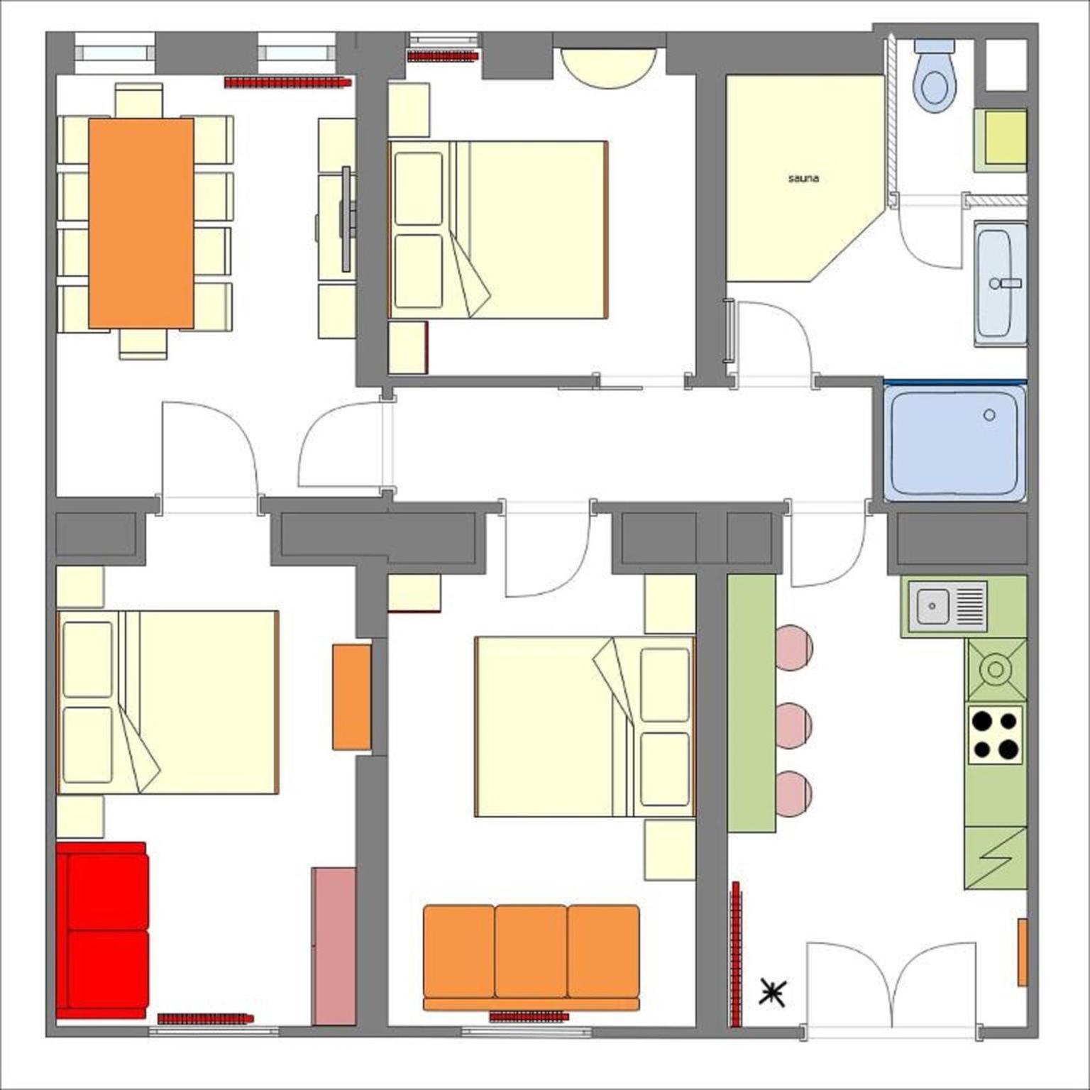 Brooklyn Sauna Apt By Ruterra براغ المظهر الخارجي الصورة